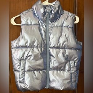 Gap Metallic Silver Vest
